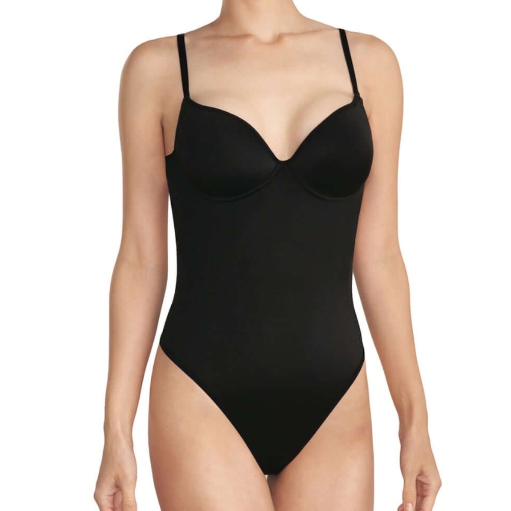 Classic Black Multi Function Backless Shaper by Figure Improving Technology L